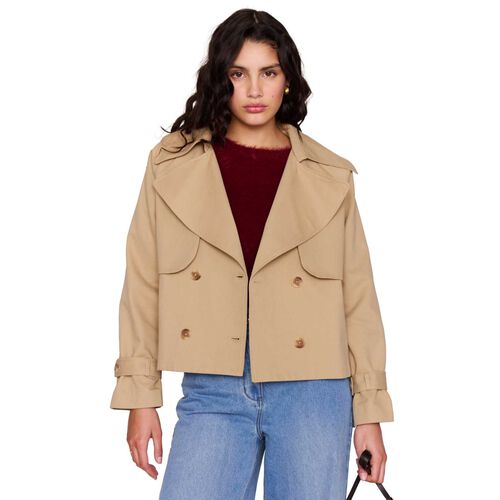 MINKPINK Aya Cropped Trench