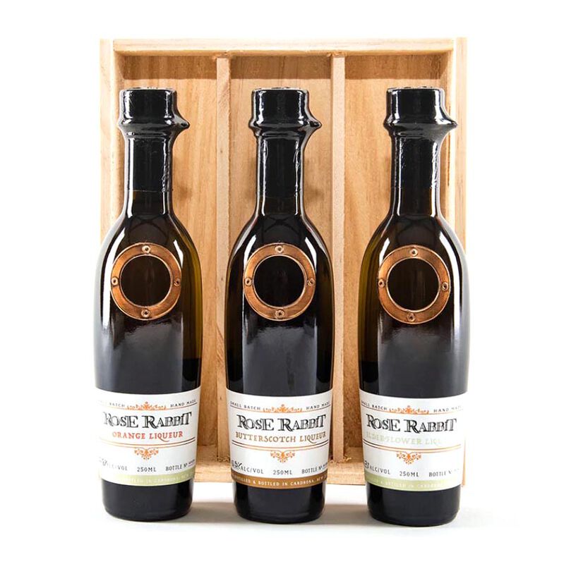 Cardrona Distillery - Rose Rabbit Liqueur Trio Gift Pack 3 x 250ml image number 0