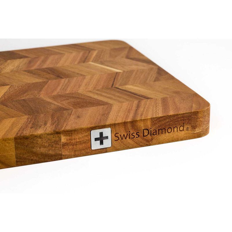 Swiss Diamond Rectangular Herringbone Cutting Board 50x38x3cm image number 2
