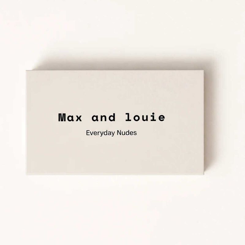 Max and Louie Everyday Nudes Eyeshadow Palette image number 2