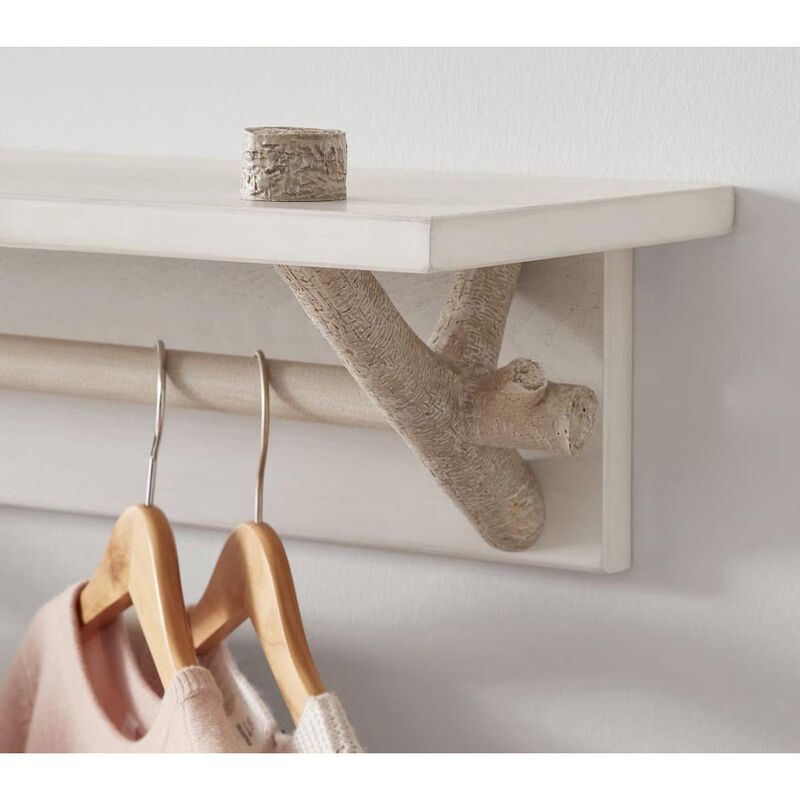 Pottery Barn Kids Birch Shelf With Hang Bar Birch image number 1