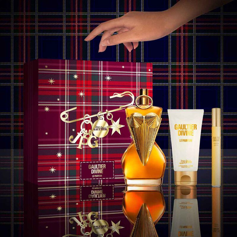 Jean Paul Gaultier Divine Le Parfum 100ml 3PC Xmas Gift Set image number 1