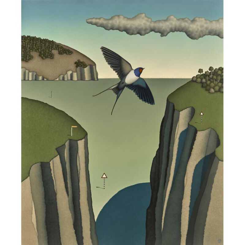 Hamish Allen Icarus 40x33cm Box Framed Print image number 0