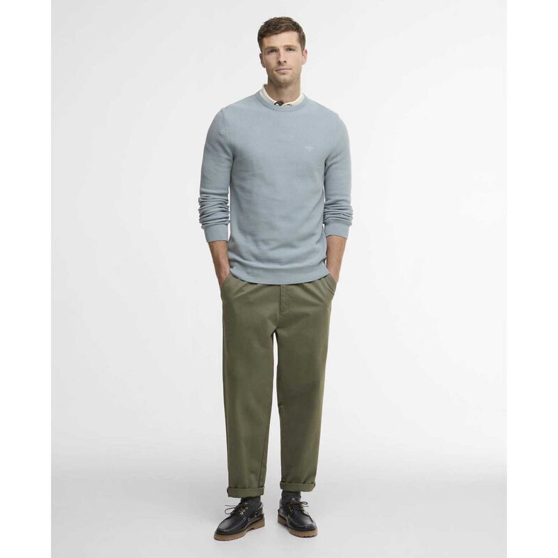 Barbour Essential Honeycomb Crew Neck Sweater image number 3