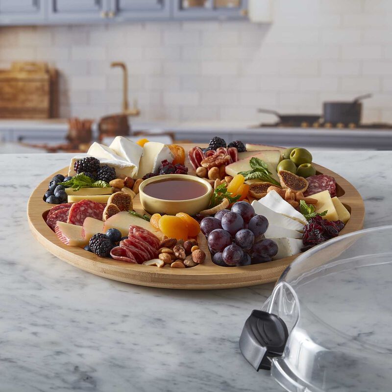 Farberware Build-A-Board Bamboo Lazy Susan 35.5cm image number 3