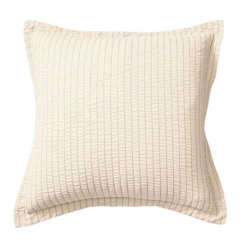 West Elm Seaside Stripe Euro Pillowcase image number 0