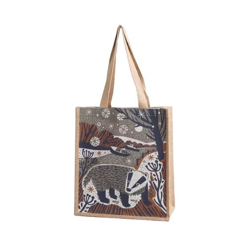 Seasalt Cornwall Jute Shopper Port Navas Badger Acorn