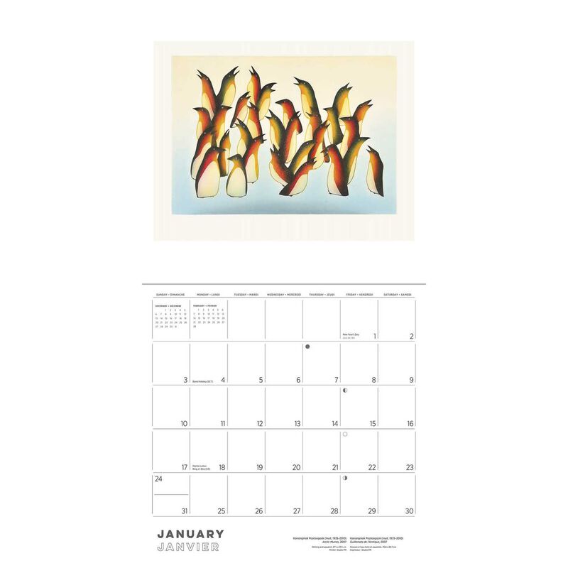 Pomegranate Inuit Art Wall Calendar 2027 image number 1
