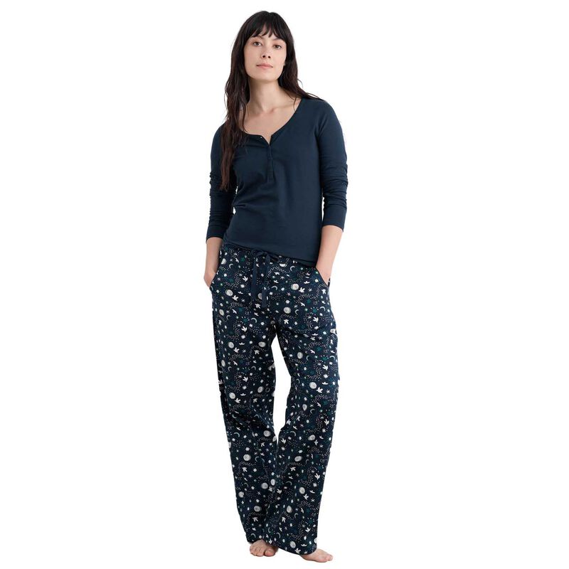 Seasalt Cornwall Evening Path Pyjamas Starry Night Maritime image number 0
