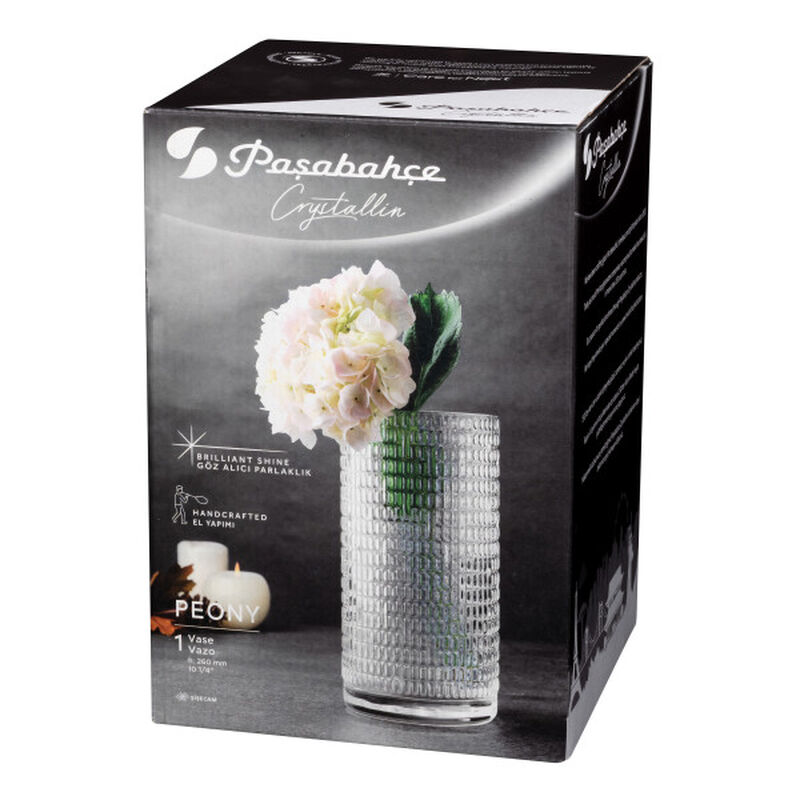 Pasabahce Peony Glass Vase 26cm image number 2