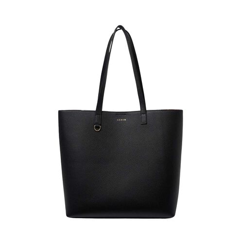 Saben Carter Tote Black + Umber Chain Print