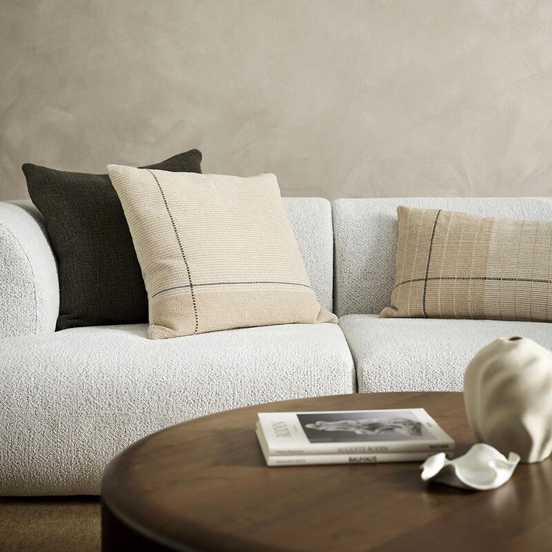 Baya Akemi Cushion With Feather Inner - Camel 55X55cm image number 1