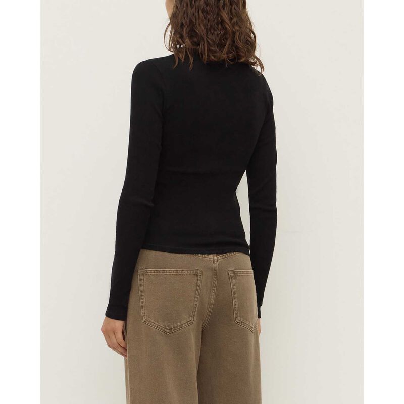 Assembly Label Zali Long Sleeve Tee Black image number 1