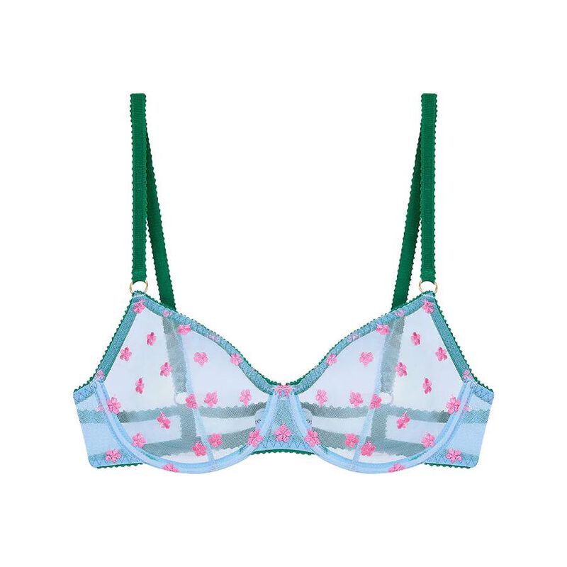 Dora Larsen Sage Embroidered Underwire Bra image number 0