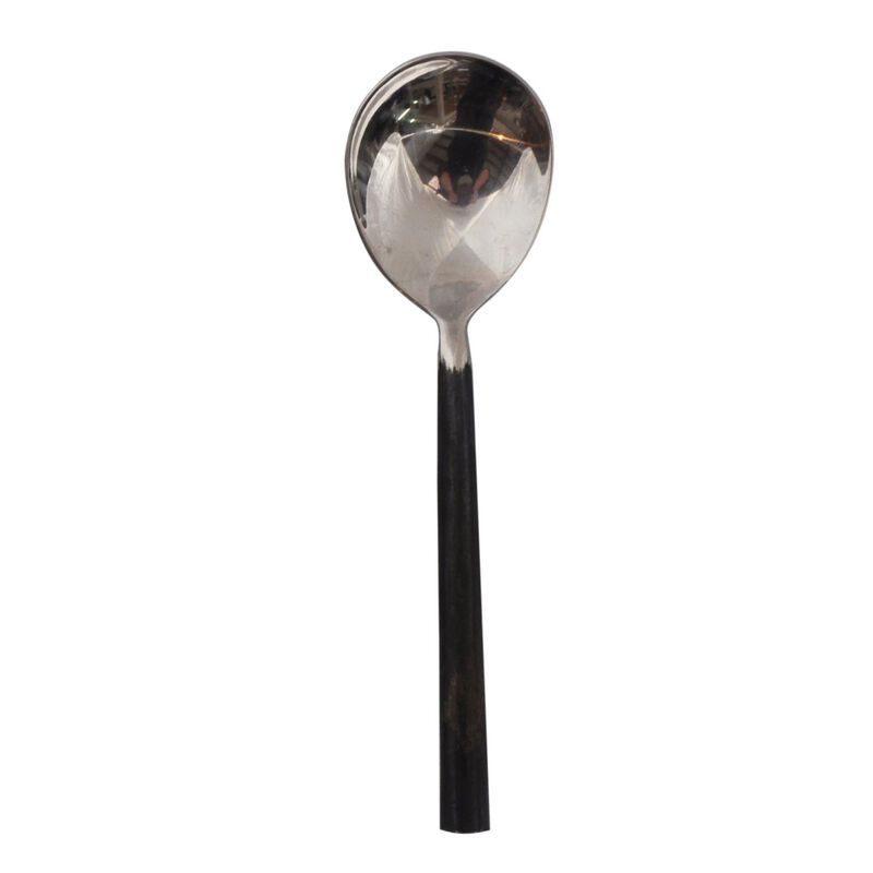 French Country Black Handle Soup Spoon image number 0