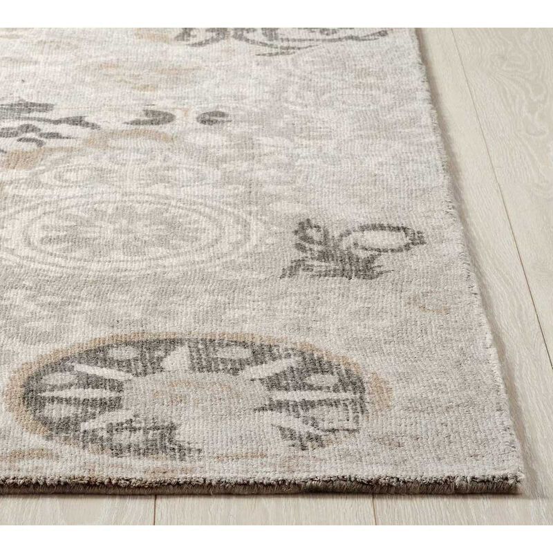 Pottery Barn Talia Printed Rug 152x244cm Gray Multi image number 1