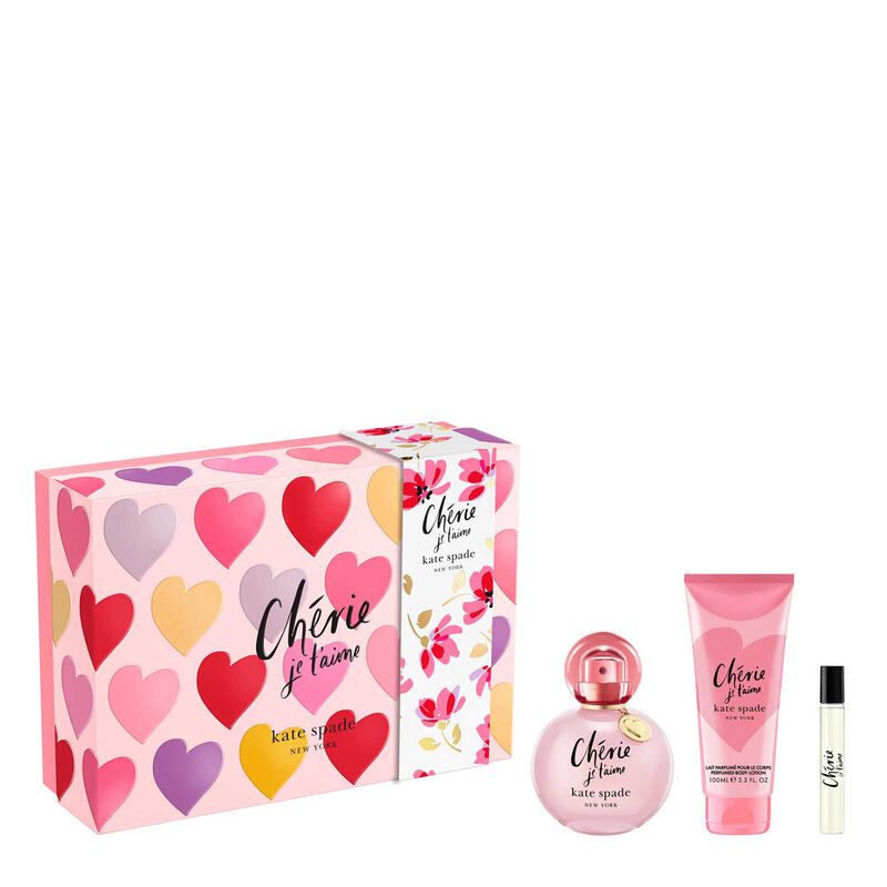 Kate Spade Cherie Je T'Aime 100ml EDP 3Pc Christmas Gift Set image number 0