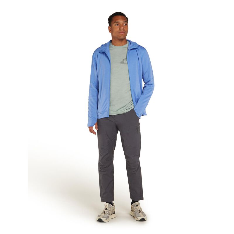 Icebreaker M Merino 360 RealFleece Elemental LS Zip Hood image number 7