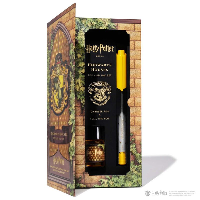 Ferris Wheel Press WB Harry Potter Hufflepuff Dabbler Pen & 10ml Ink Set image number 0