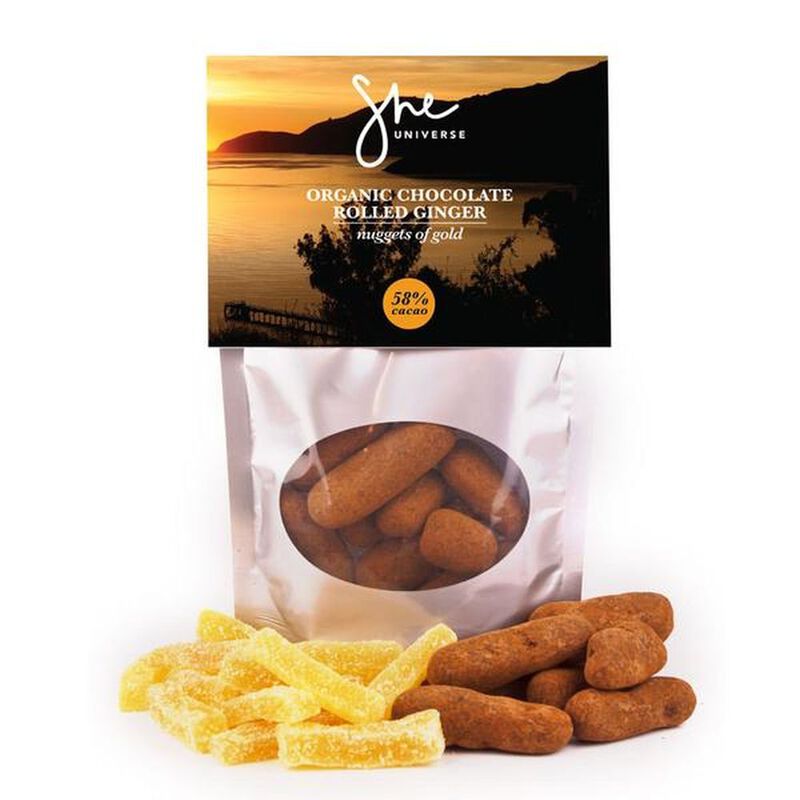She Universe Chocolate Rolled Ginger 100g image number 0