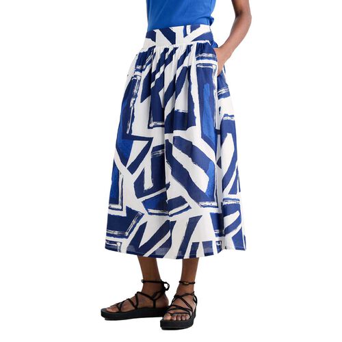 Seasalt Cornwall Mevagissey Skirt Harbour Sails Chalk