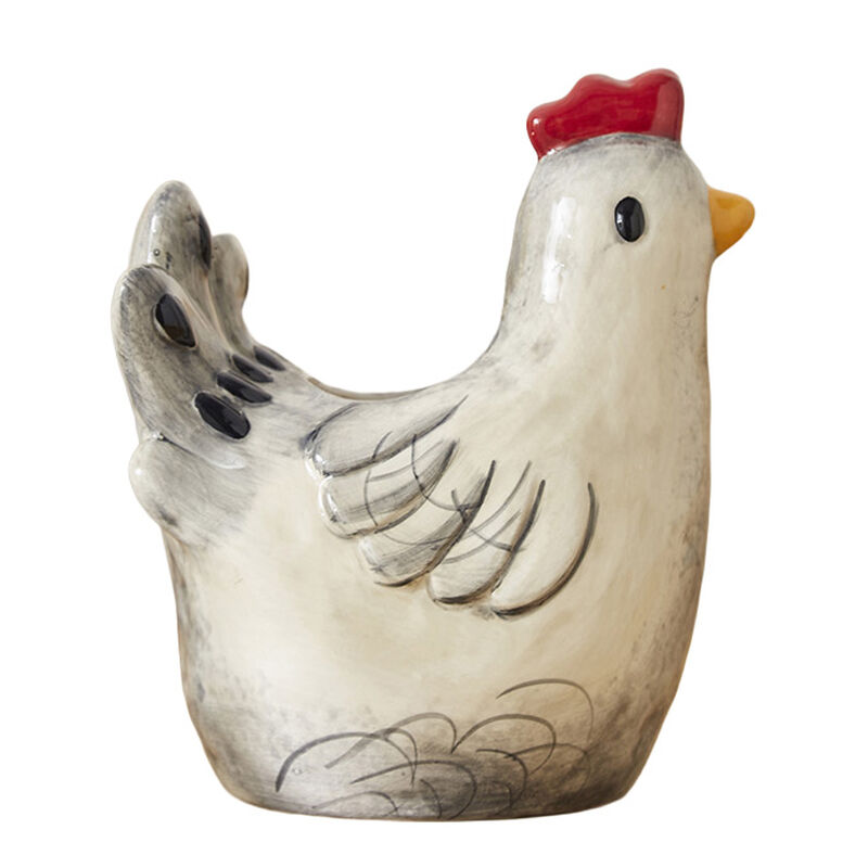 Cooksmart Hen House Lane Chicken Shaped Utensil Pot / Vase image number 0