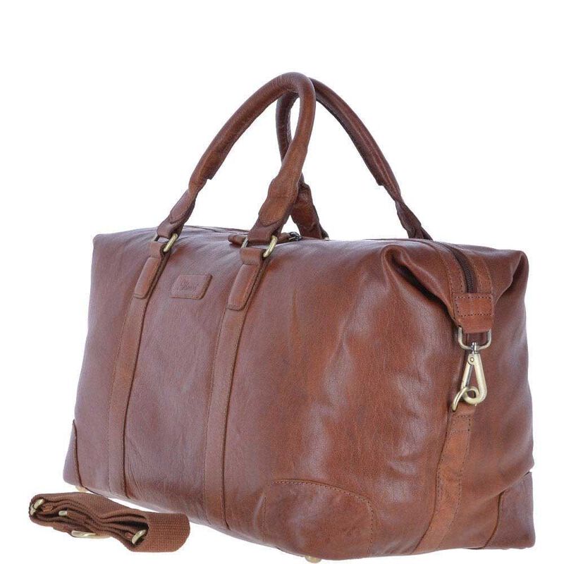 Ashwood Large Leather Vintage Holdall image number 5