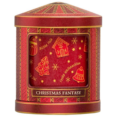 Basilur Music Caddy Red Christmas Fantasy Tin Loose Leaf Black Tea 75g