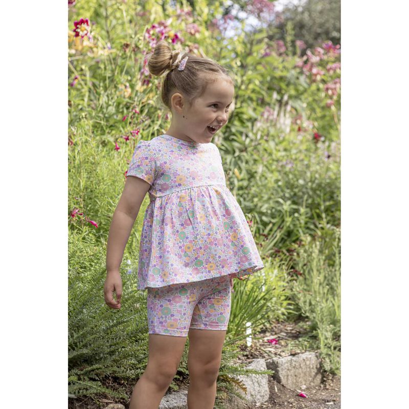 Milky Pastel Garden Swing Tee 2-7Y image number 1
