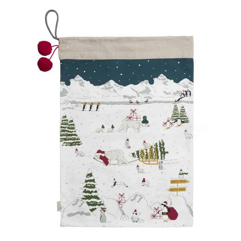 Sophie Allport Christmas Sack - Snow Season image number 0
