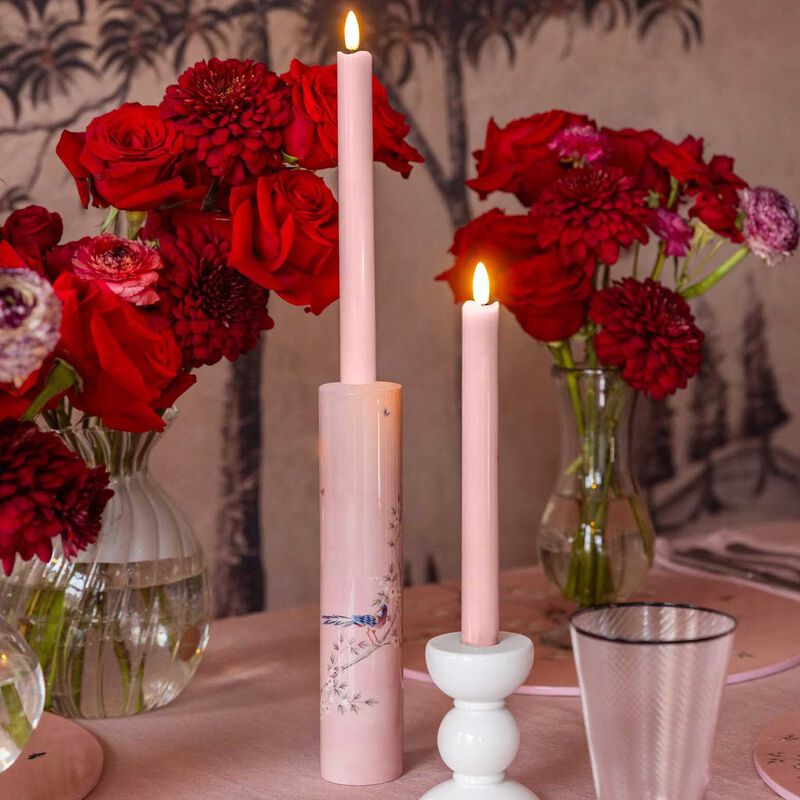 Addison Ross LED Candle 23cm -  Pink image number 1
