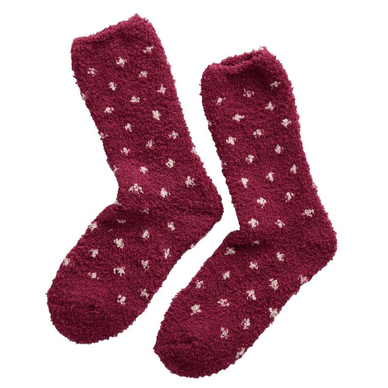 Seasalt Cornwall Fluffies Socks Short Confetti Dahlia image number 0