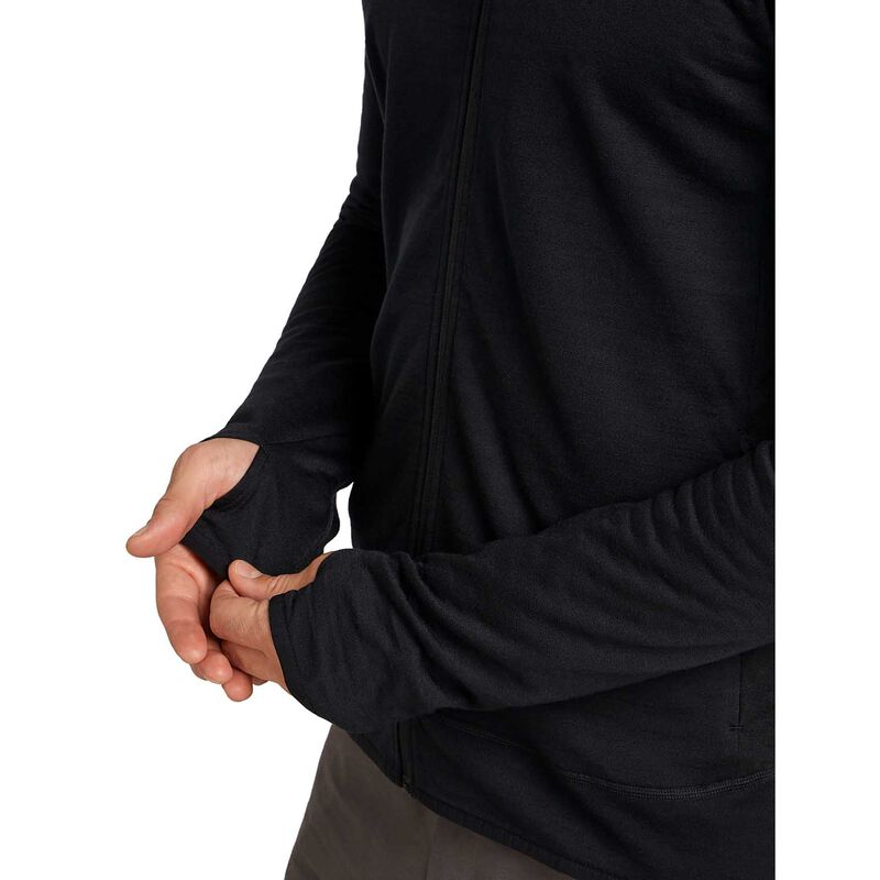 Icebreaker M Merino Blend 300 RealFleece Descender LS Zip image number 3