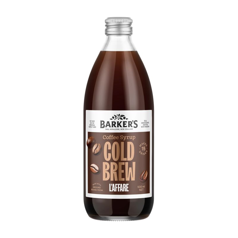 Barker's Cold Brew Coffee Syrup 500ml image number 0