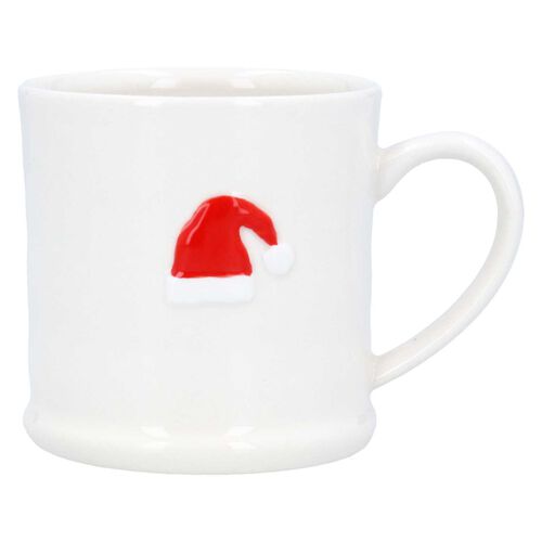 Gisela Graham Santa Hat Stoneware Mini Mug