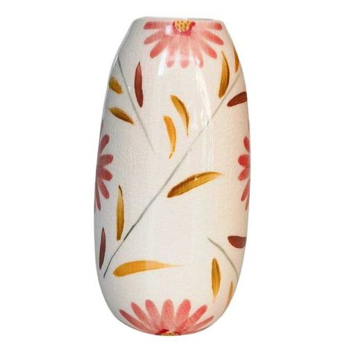 Urban Products Maxine Floral Vase Red & Yellow 20cm