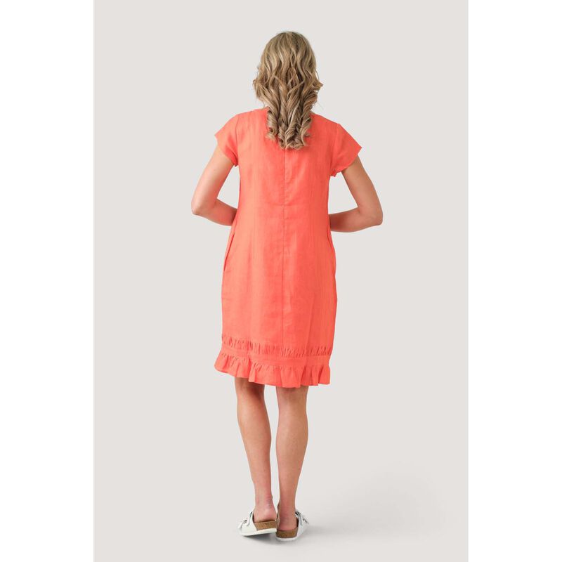 B Essentials Linen Short Sleeve Dress image number 1