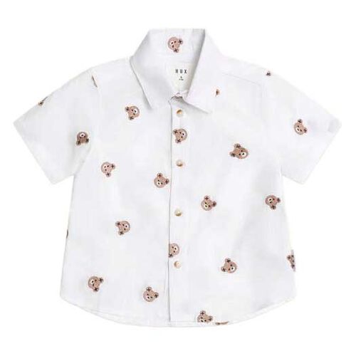 Huxbaby Shortsleeve Huxbear Button Up 6M-2Y