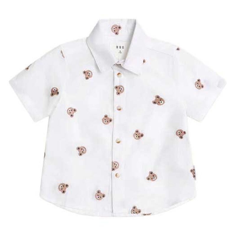 Huxbaby Shortsleeve Huxbear Button Up 6M-2Y image number 0