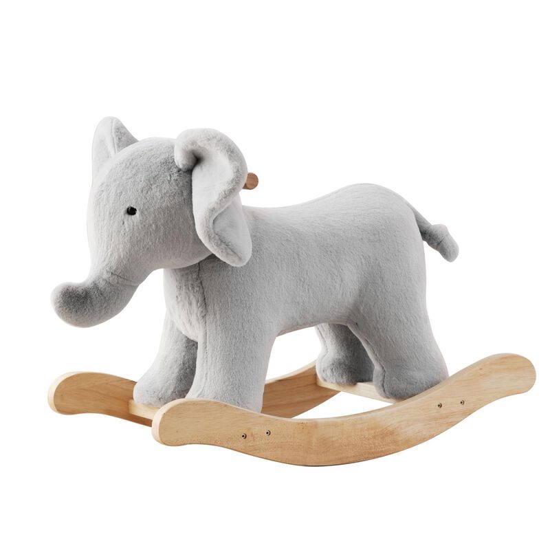 Pottery Barn Kids Grey Elephant Rocker image number 0