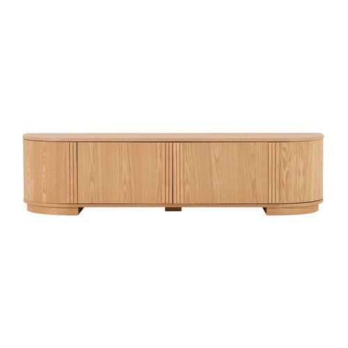 NED Collections Elm TV Unit 160cm - Natural