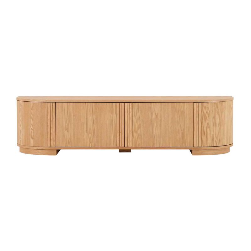 NED Collections Elm TV Unit 160cm - Natural image number 0