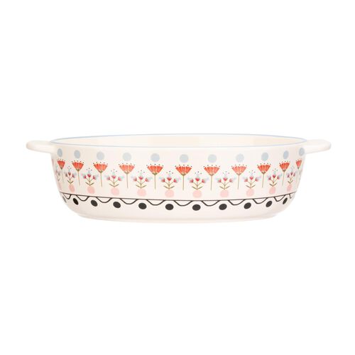 Cath Kidston Painted Table Ceramic Oval Roasting Dish 28cm