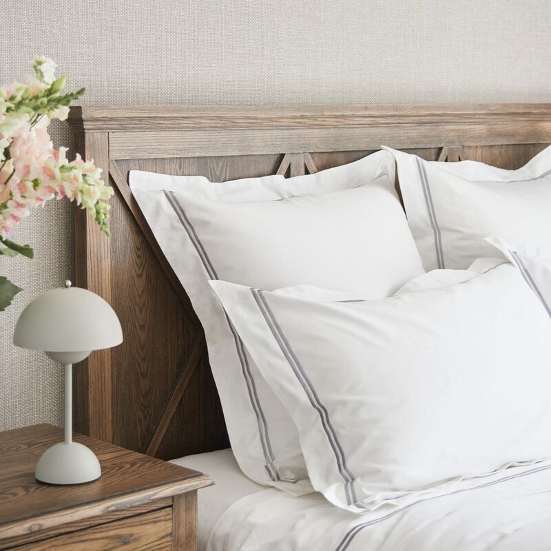 Wallace Cotton Monarch Sateen Oxford Pillowcase Set image number 1