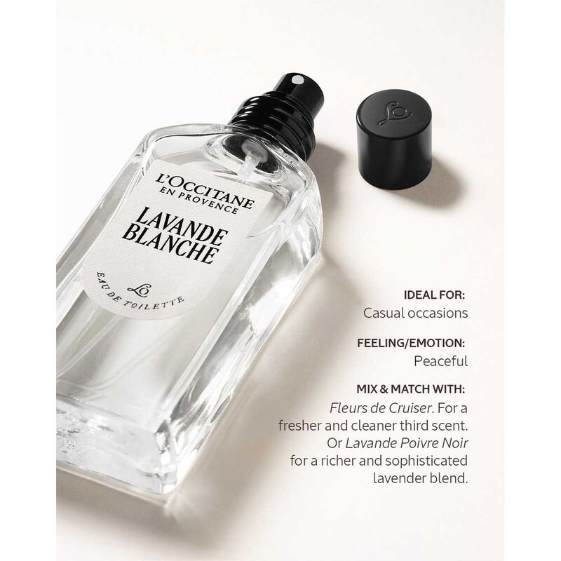 L'Occitane White Lavender EDT 50ml image number 3