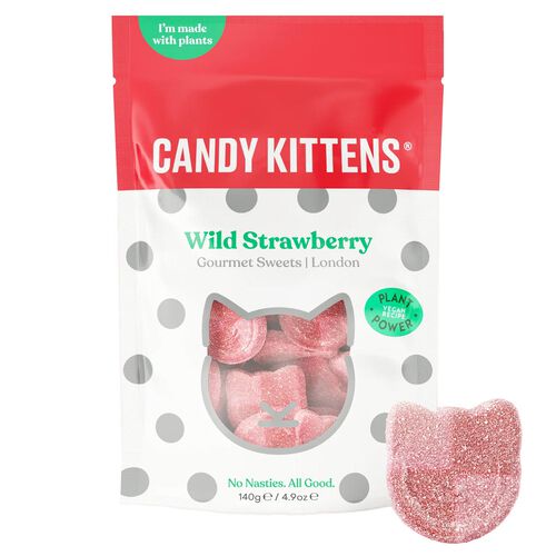 Candy Kittens Wild Strawberry Gummies 140g