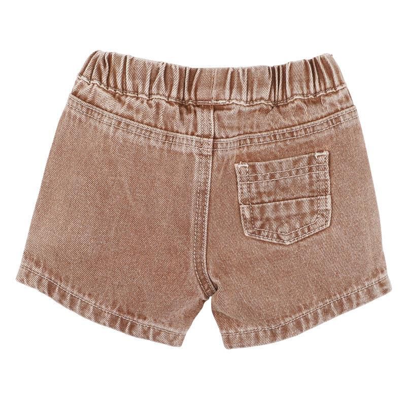 Bébé Boys Brown Denim Shorts image number 1
