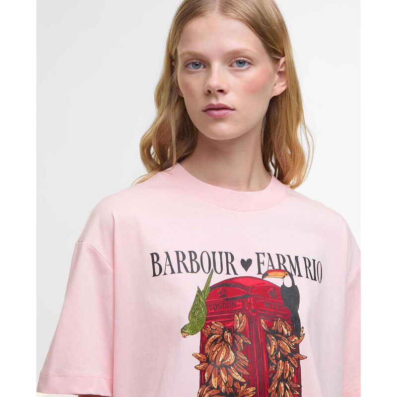 Barbour X FARM Rio Maria Clara T-Shirt image number 2