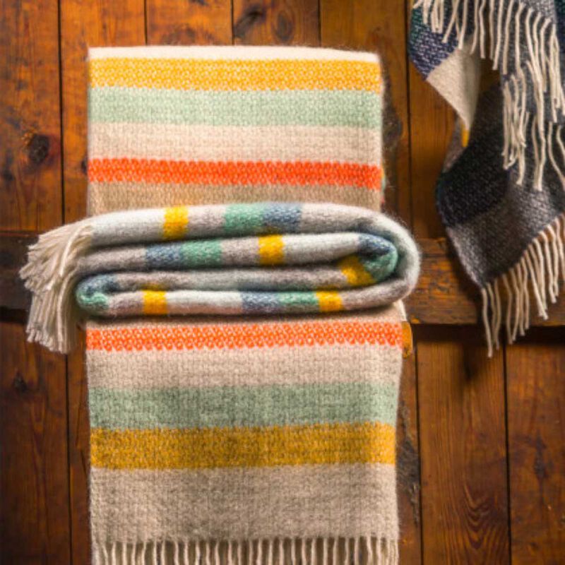 Tweedmill Lifestyle Illusion Stripe Throw 150X183cm image number 1
