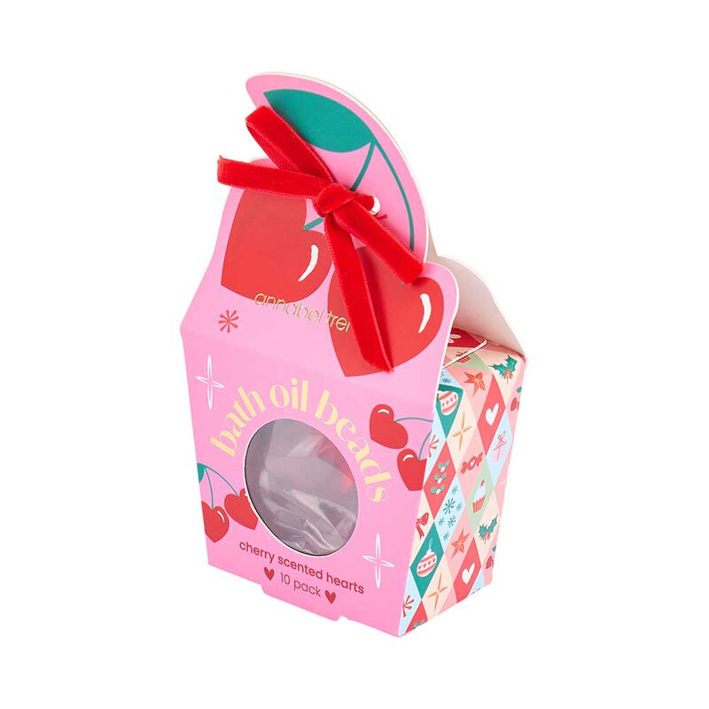 Annabel Trends Christmas Bath Oil Beads - Cherry image number 1